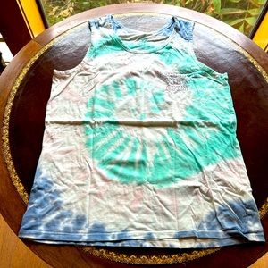 Positive Vibes Tie dye tank top